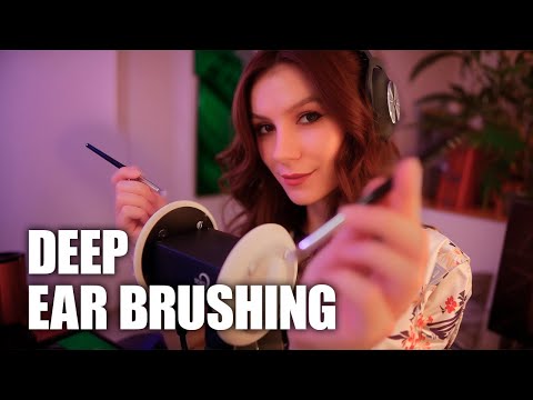 ASMR Deep Ear Brushing For Ultimate Relaxation 💎 No talking