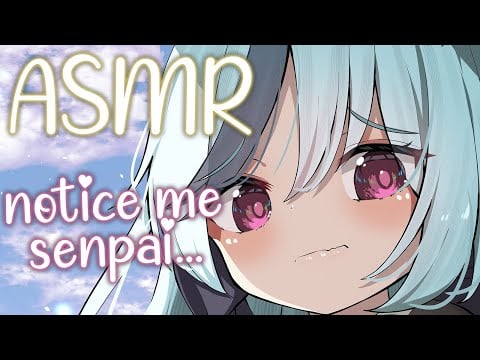 【3DIO ASMR】Shy Mute Girl Wants to Get Your Attention! Kouhai RP