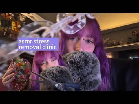 ASMR pov you’re at an odd stress removal clinic … (rp)