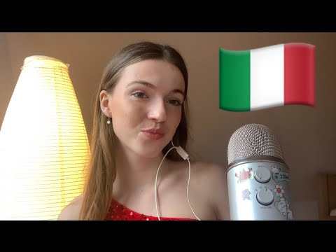 ASMR trying to speak italian🇮🇹🍕🍝PART 3