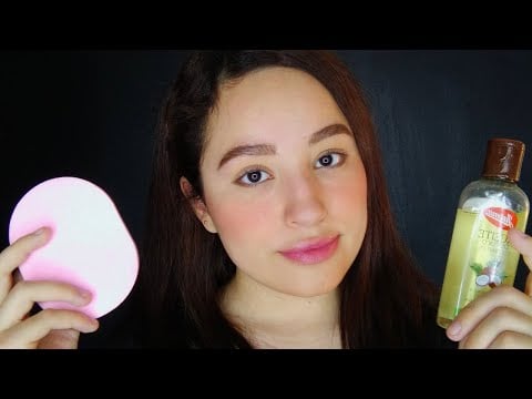 MASAJE RELAJANTE Y LIMPIEZA FACIAL | ROLEPLAY | ASMR Español