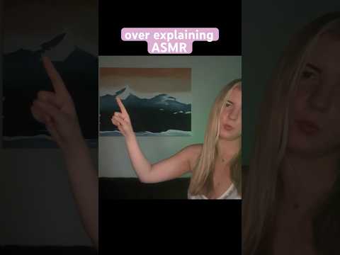 ASMR Over Explaining Painting Tracing #lofiasmr #asmr #tracing