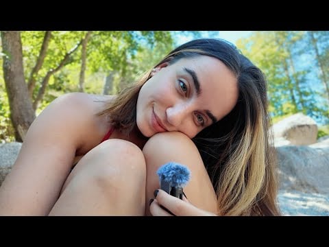 VLOG ASMR : Viens à la rivière avec moi 🦦 (baignade, blabla, aquarelle,...)