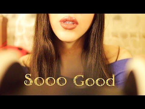 ASMR EAR To EAR Whisper & Wet Mouth Sounds ~ So Good ~