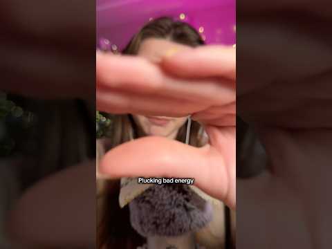 Plucking bad energy #asmr #asmrsounds #asmrrelax #asmrtingles #asmrsleep #relax #tingles #whispers