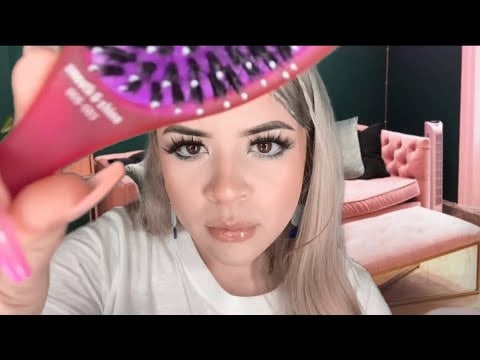 ASMR bestie gives you a haircut fast and aggressive 🤍