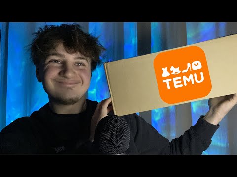 ASMR - COLIS TEMU (nouveau clavier, triggers coiffure...)