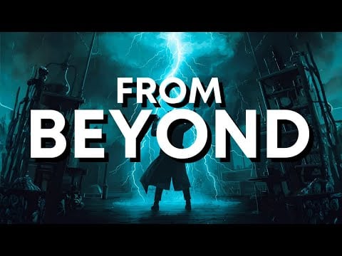 ⚡️From Beyond | 31 Nights of Lovecraft (Night 16) | ASMR + Light Rain and Cozy Fireplace Ambiance