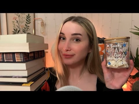 ASMR Seasonal Prompts Choose My October TBR (whispers, book triggers)