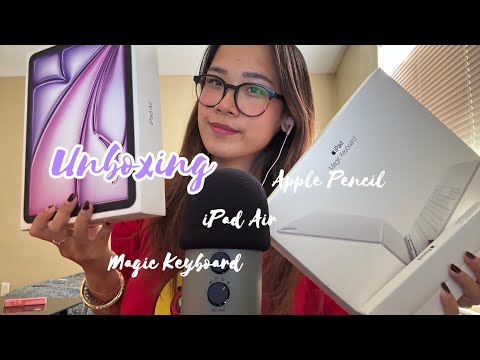 ASMR - iPad 11’ Unboxing💜 Apple Pencil y Keyboard