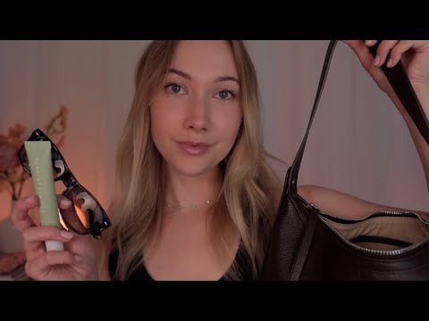 ASMR What’s In My Bag ✨👜 Rummaging, Tapping, Tingly Bag Triggers