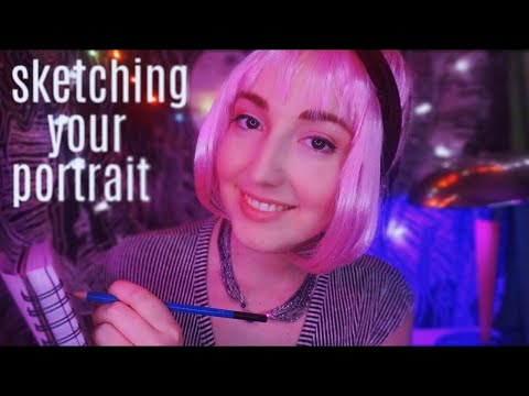 ASMR Sketching Your Metaphysical Portrait 🎨