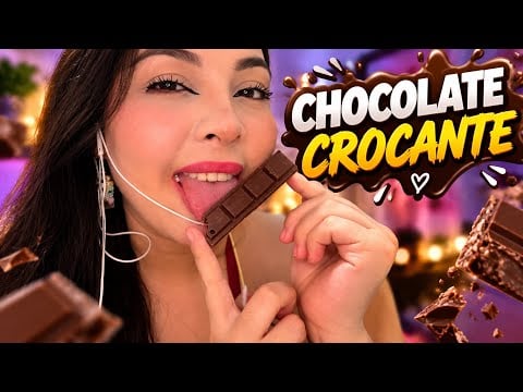 Asmr Comendo Chocolate 🍫 Crocrante(GATILHO)