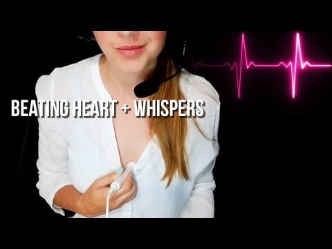 Beating Heart + Whispers & Breathing For Meditation [ASMR]