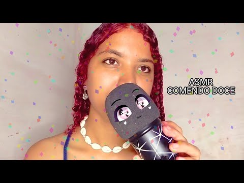 ASMR - COMENDO DOCES (SONS DE MASTIGAÇÃO) 🍬🍫🤤