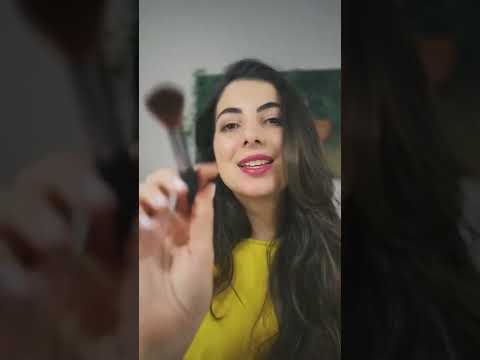 Carinho no seu rosto para você dormir - ASMR #shorts