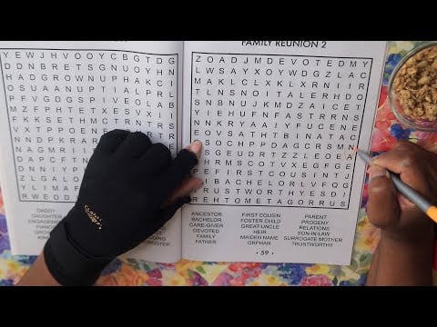 FAMILY REUNION WORD SEARCH HONEY GRANOLA ASMR EATING SOUNDS