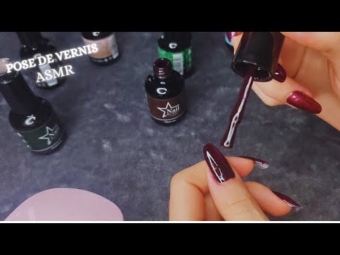 💅ASMR FRANCAIS | JE FAIS MES ONGLES AVEC VOUS | CHUCHOTEMENT TRES PROCHE DU MICRO | NAIL RESERVE