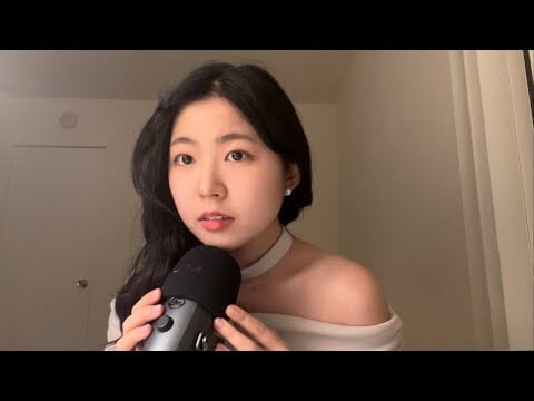 ASMR Soothing Mic Touching & Whispering