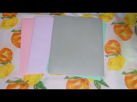 Portfolio Folders Tracing Tapping ASMR Triggers
