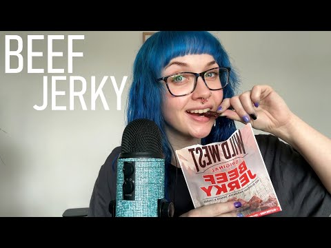 ASMR Eating Chewy Beef Jerky