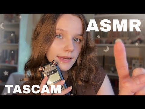 ASMR The Crispiest Mouth Sounds 💦 Tascam Kisses
