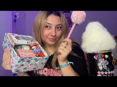 ASMR packing a gift for @mini_su_x 💞 ~sending Mini fan mail~ | Whispered