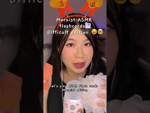 Marxist asmr flashcards difficult edition