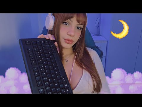 ASMR CASEIRINHO com coisas do meu SETUP 👾