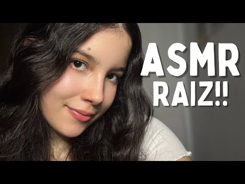 ASMR COM TRIGGERS RAIZ (sons de boca, pincel na tela, conta gotas…)