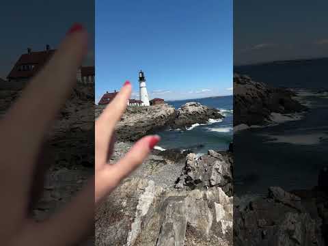 Ocean wave ASMR🌊 #asmr #maine #oceanwaves #smallyoutuber
