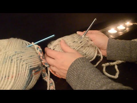 Asmr - Cozy Crocheting - Counting Stitches - Softly Spoken