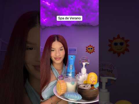 ASMR Spa de Verano ☀️ #asmrspa #asmrshorts #asmrtosleep #summer #asmr #asmrskincare #softspoken