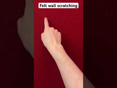 ASMR scratching on the felt walls at work #asmr #asmrtriggers #lofi #scratching