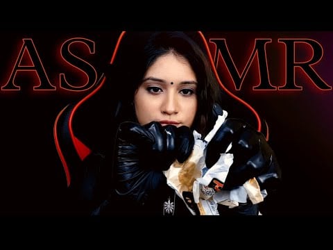 ASMR | Ripping & Crumpling 📃 Paper Sounds With Oily Gloves | THE VJ ASMR