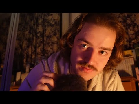 ASMR Fluffy Microphone Scratching with Visual Hand Movements