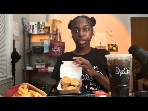 ASMR McDonald’s Mukbang 🍟 (Rambling + Mouth Sounds)