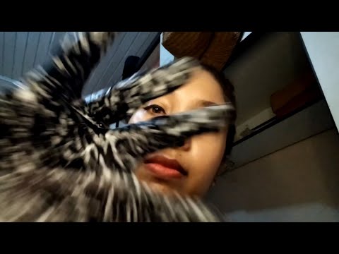ASMR Cabeleireira faz shampoozada no seu cabelo + hidratação, touca térmica, chuveirinho 🚿☔