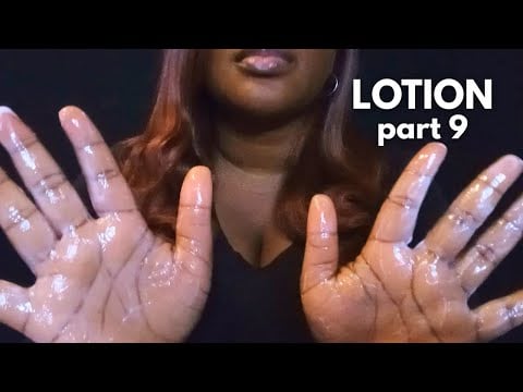 ASMR Fast Lotion Sounds (part 9)