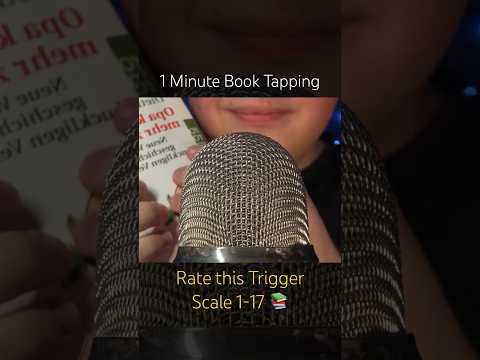 1 Minute Book Tapping 📚 #asmr
