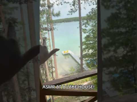 ASMR at the lake house! #asmr #fyp #lakehouse #lofi #asmrsounds #viralvideo #tapping