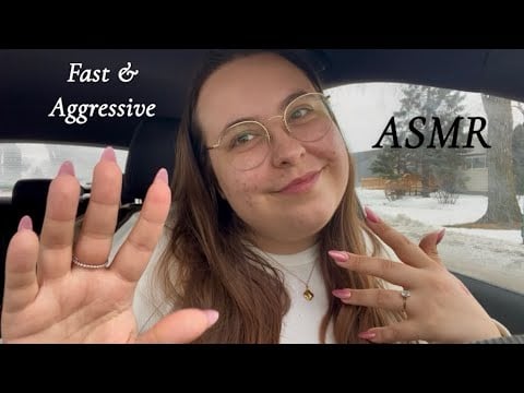 Fast & Aggressive Accidental ASMR In The Car & Hangout Chat 