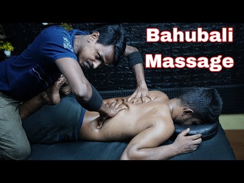 ASMR Full Body Massage | Strong Wrist Barber Full Body Oil Massage | Back Body & Foot Massage ASMR