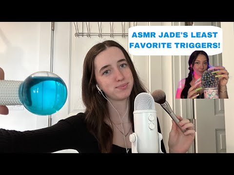 @ASMRJADES least favorite triggers!