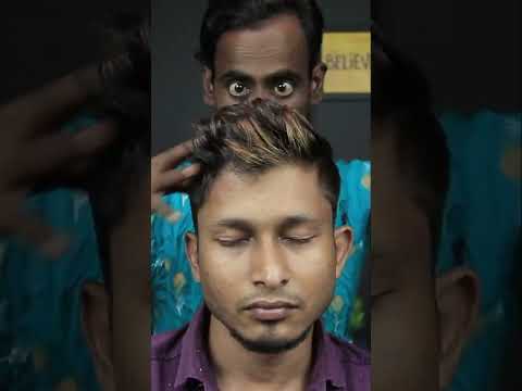 Funny Barber Head Massage Neck Crack , Ear Crack ASMR #shorts