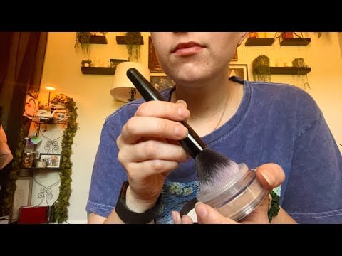 ASMR Lofi Doing Your Makeup | Long Video, Lots of Rummaging, Brushing, Soft Spoken