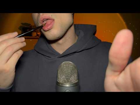 ASMR Gentle Spit Painting with a Brush 🎨