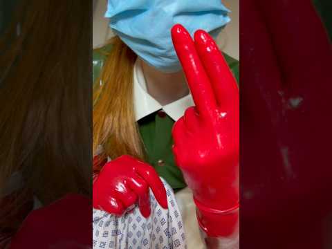 I know It’s still sensitive… #medicalexam #medicalroleplay #latexgloves