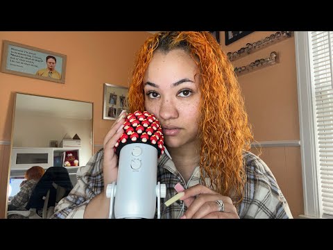 ASMR Tapping On An Embellished Mic & Rambling