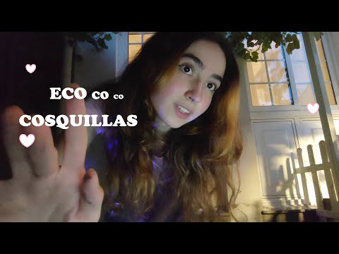 ASMR Lento y SUAVE 🍓  PALABRAS COSQUILLOSAS Y ECO